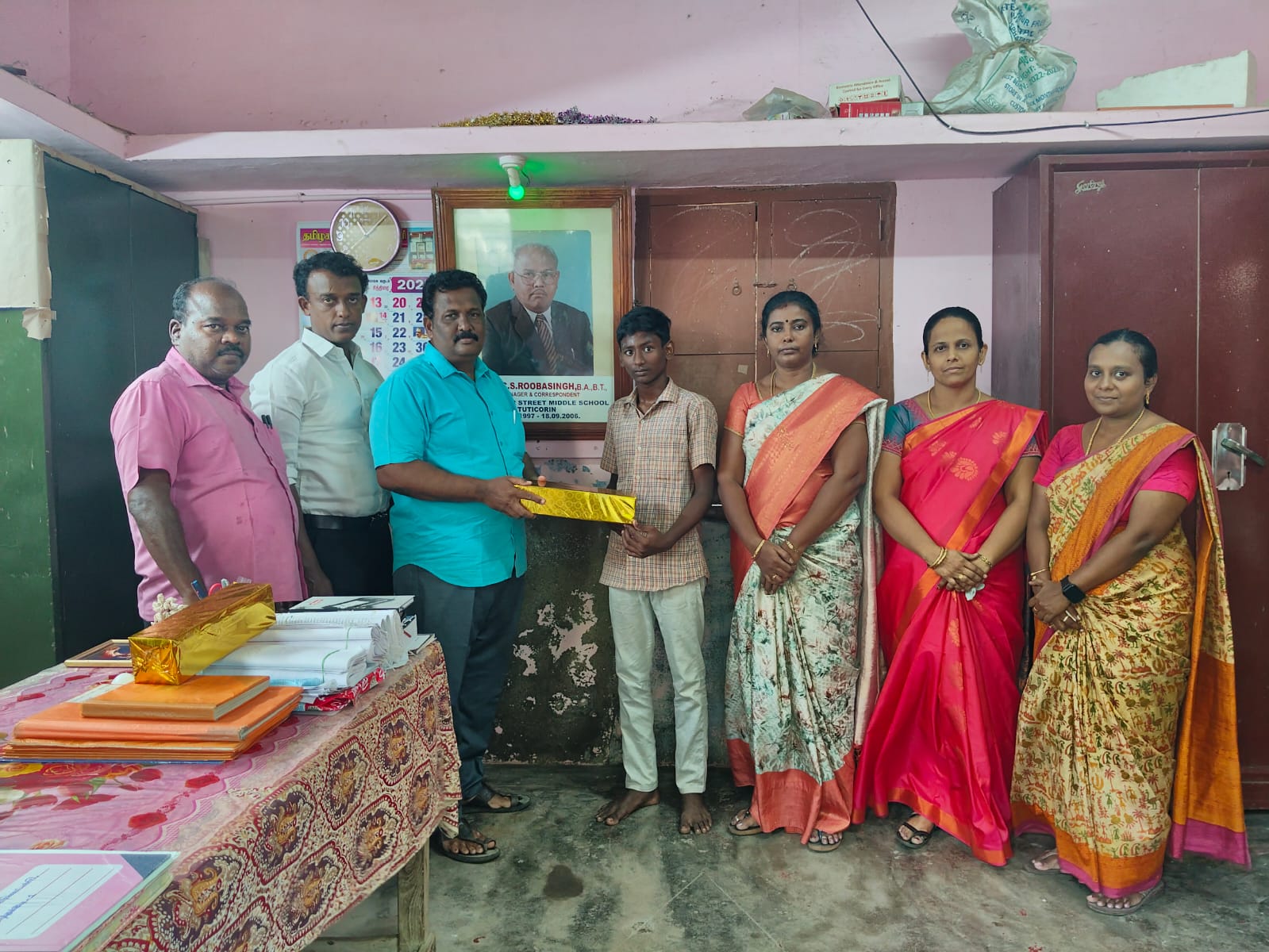 தூத்துக்குடி தச்சர் தெரு நடுநிலைப் பள்ளி மாணவன் தேசிய திறனாய்வுத் தேர்வில் தேர்ச்சி