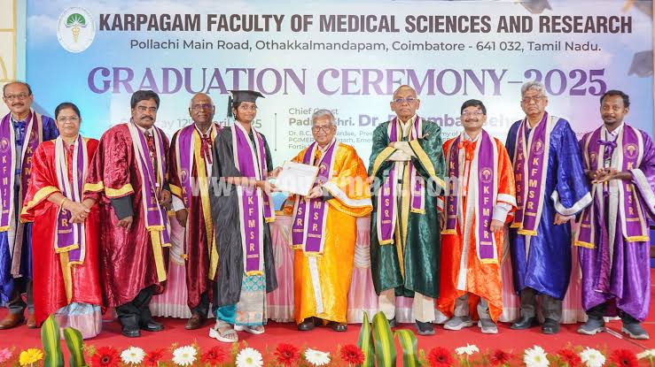 கோவை கற்பகம் மருத்துவக் கல்லூரியில் பட்டமளிப்பு விழா