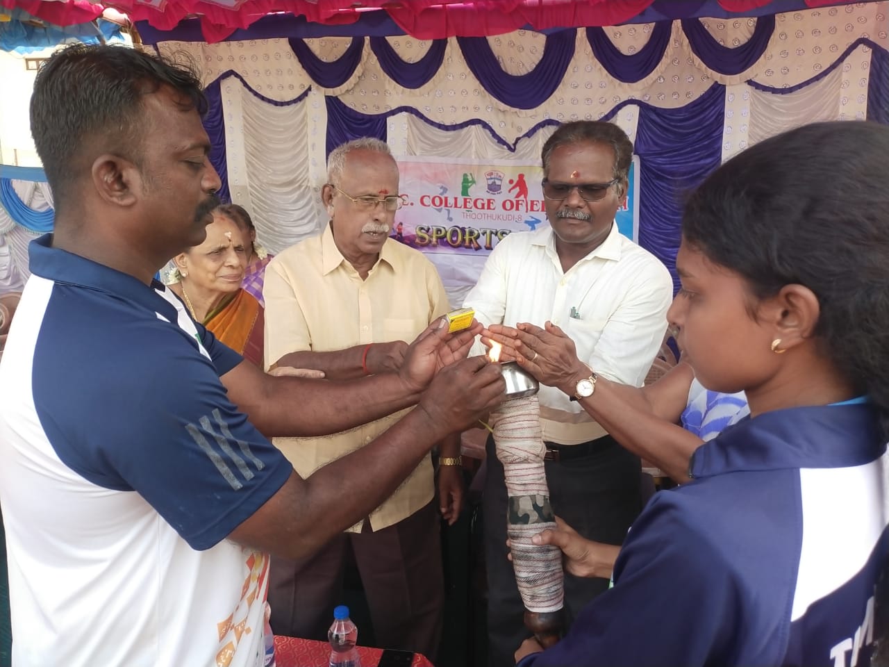 தூத்துக்குடி வ. உ. சி. கல்வியியல் கல்லூரியில் 70 ம் ஆண்டு விளையாட்டு விழா