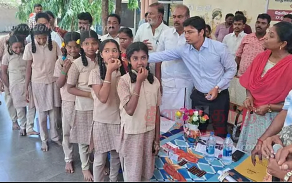 இன்று தேசிய குடற்புழு நீக்க தினம்: பள்ளி மற்றும் அங்கன்வாடி மாணவ – மாணவிகளுக்கு குடற்புழு நீக்க மாத்திரை வழங்கப்படுகிறது